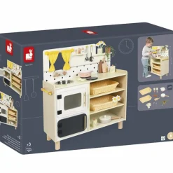 Online Grande cuisine équipée en bois Mamie Soleil (16 pièces) Enfant Cuisine Enfant
