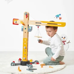 Online Grande grue en bois Petites Voitures, Véhicules Et Circuits