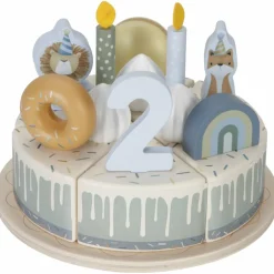 Sale Gâteau d'anniversaire Bleu Dînette Et Aliments Factices