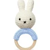 Sale Hochet anneau de dentition Miffy bleu pastel Jouet / Anneau De Dentition
