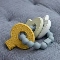 New Hochet de dentition trousseau de clefs bleu Jouet / Anneau De Dentition