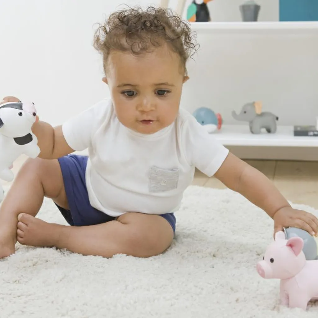 Hot Hochet Emma la Vache Tiny Friends Hochet