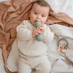 Hot Hochet en silicone Cambridge blue Hochet