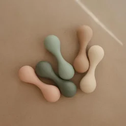 Hot Hochet en silicone Cambridge blue Hochet