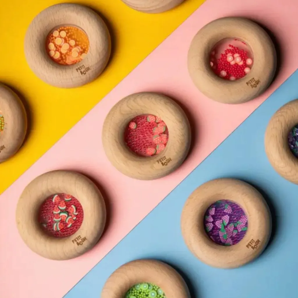 New Hochet sensoriel Sensory Donut Grappes de raisin Bouteille Sensorielle