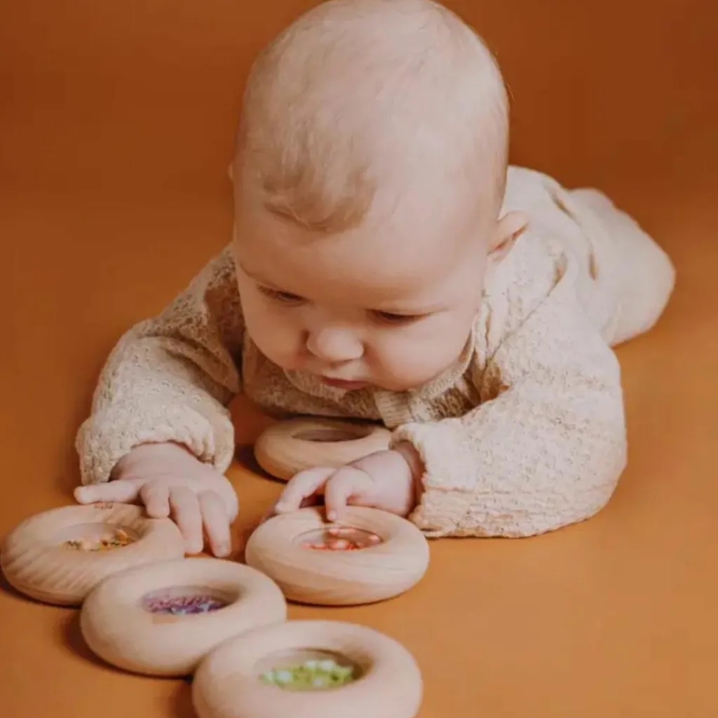 New Hochet sensoriel Sensory Donut Grappes de raisin Bouteille Sensorielle