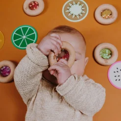 Hochet sensoriel Sensory Donut citrons Bouteille Sensorielle