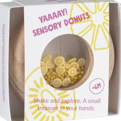 Hochet sensoriel Sensory Donut citrons Bouteille Sensorielle