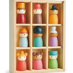 Hôtel en bois Happy Folk Figurines De Jeu