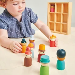 Hôtel en bois Happy Folk Figurines De Jeu