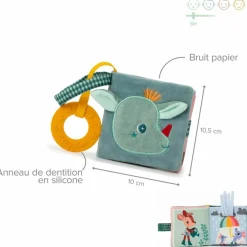 Sale Imagier en tissu Joe Livre Bébé En Tissu