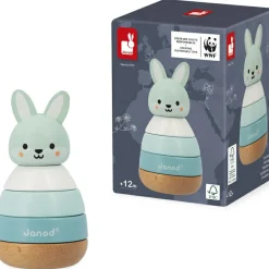 Best Jeu à empiler en bois Lapin WWF Jouet À Empiler