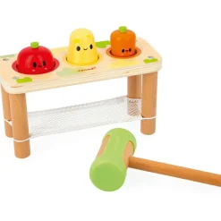 Clearance Jeu à encastrer Ferme Tap tap de légumes (5 pièces) Jouet À Encastrer