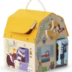 Best Jeu d'activités en bois Maison sonore à formes Jouet À Encastrer