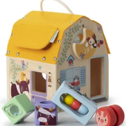 Best Jeu d'activités en bois Maison sonore à formes Jouet À Encastrer