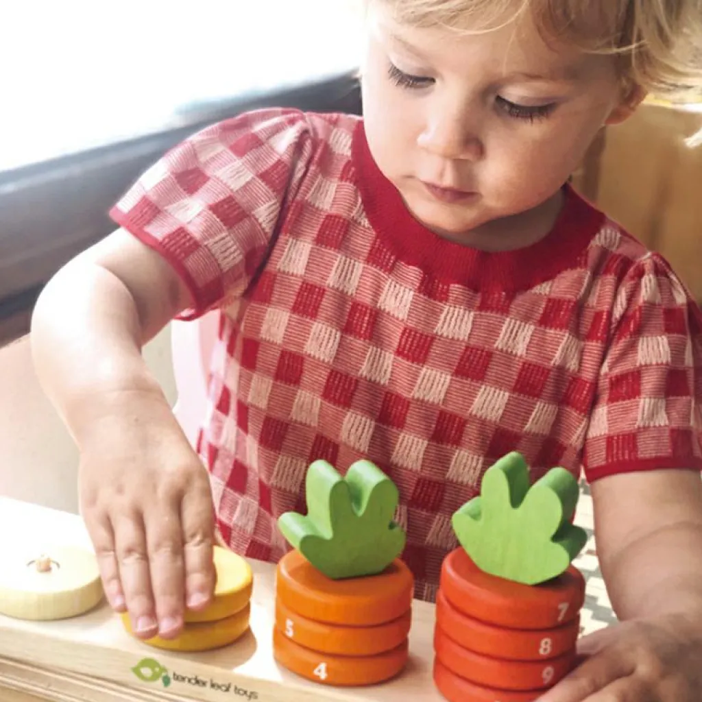 Clearance Jeu de comptage carottes en bois Apprentissage Des Chiffres