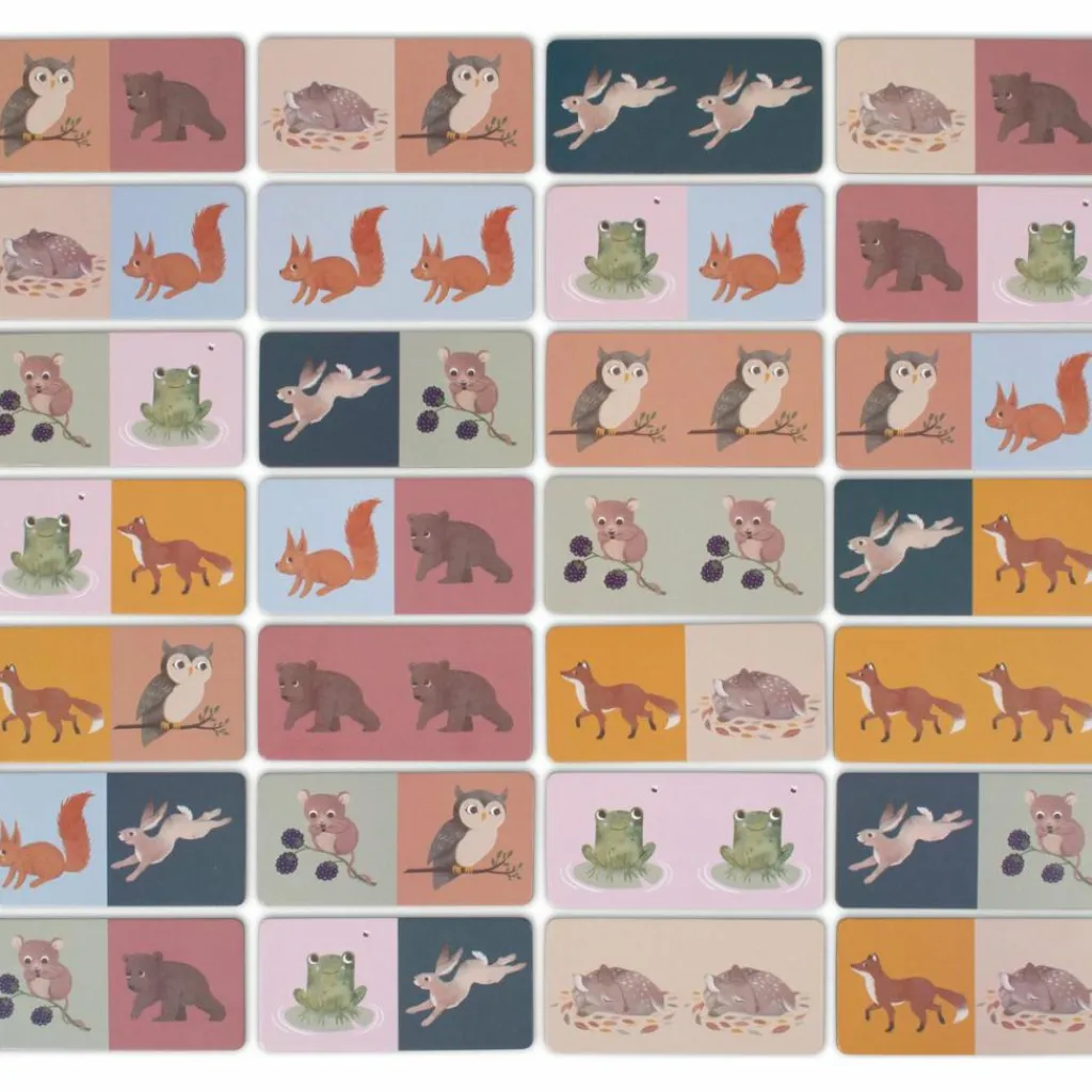 Online Jeu de dominos Animaux nordiques (28 pièces) Jeu De Société