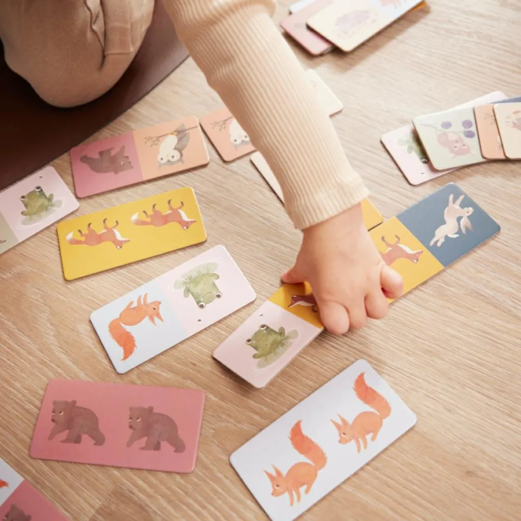 Online Jeu de dominos Animaux nordiques (28 pièces) Jeu De Société