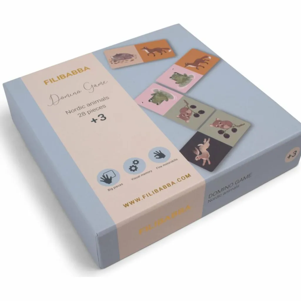 Online Jeu de dominos Animaux nordiques (28 pièces) Jeu De Société