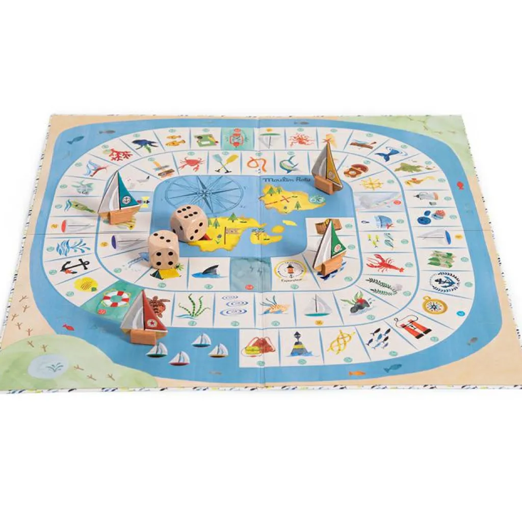 Clearance Jeu de l'oie de l'explorateur Le Jardin du Moulin Jeu De Société