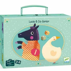 Jeu de l'Oie et de Petits Chevaux Ludo et compagnie Junior Jeu De Société