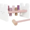 New Jeu de marteau en bois lapin Jouet À Encastrer