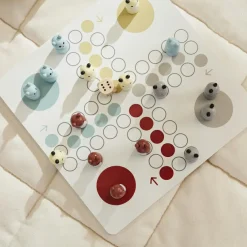 Hot Jeu de Petits chevaux en bois Edvin Jeu De Société