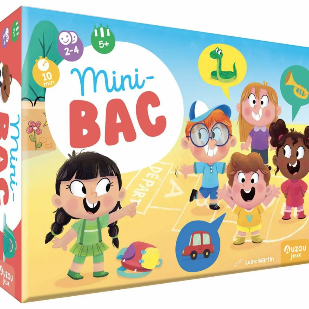 New Jeu de société P'tits jeux Mini-Bac Jeu De Société