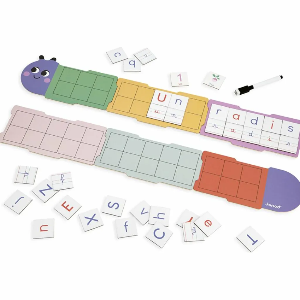 Sale Jeu éducatif Apprendre à écrire Chenille Apprentissage Lecture Et Écriture