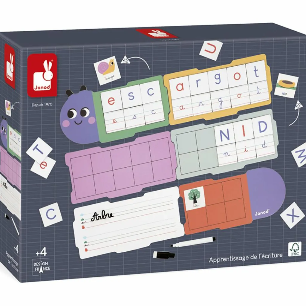 Sale Jeu éducatif Apprendre à écrire Chenille Apprentissage Lecture Et Écriture