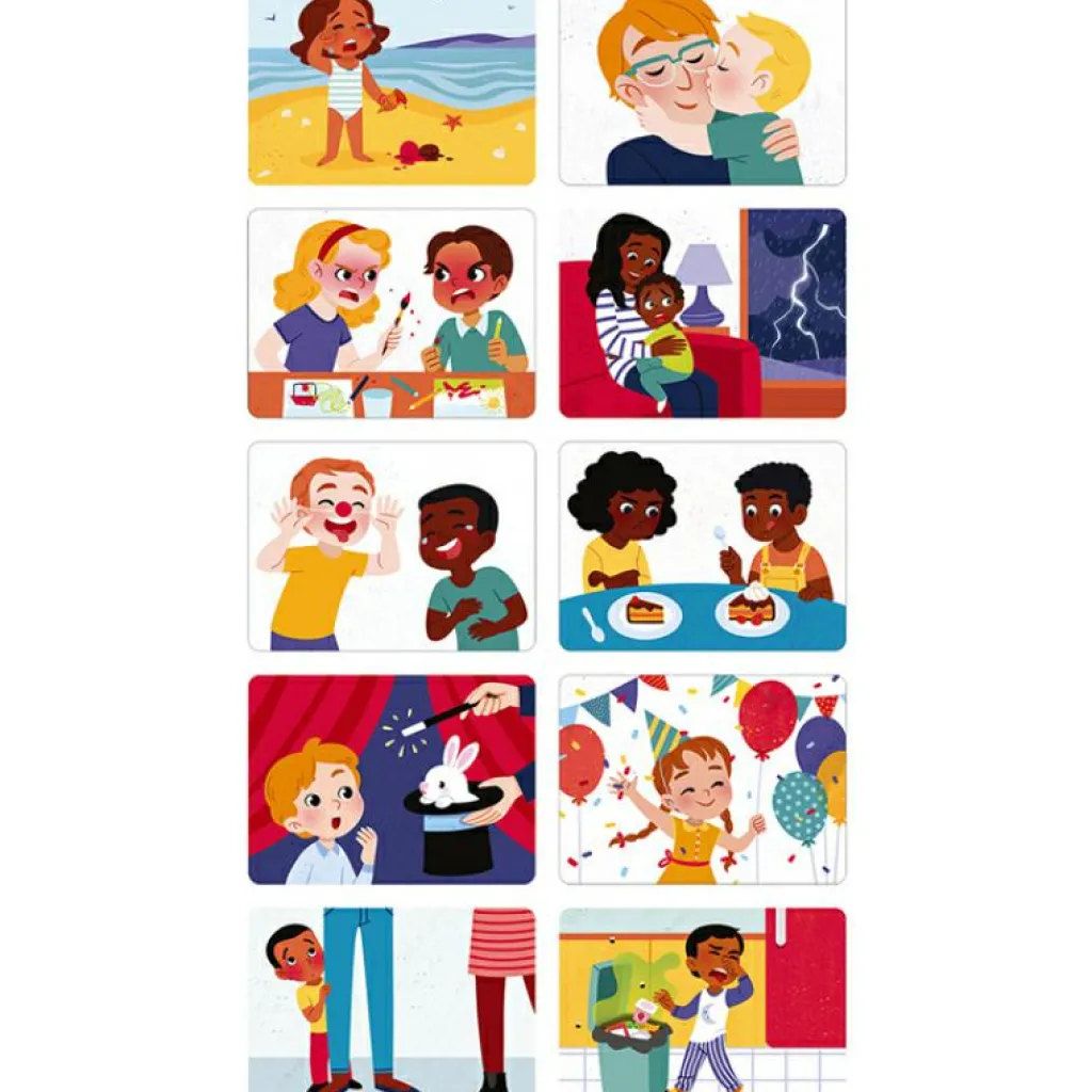 Online Jeu magnétique des émotions Puzzle