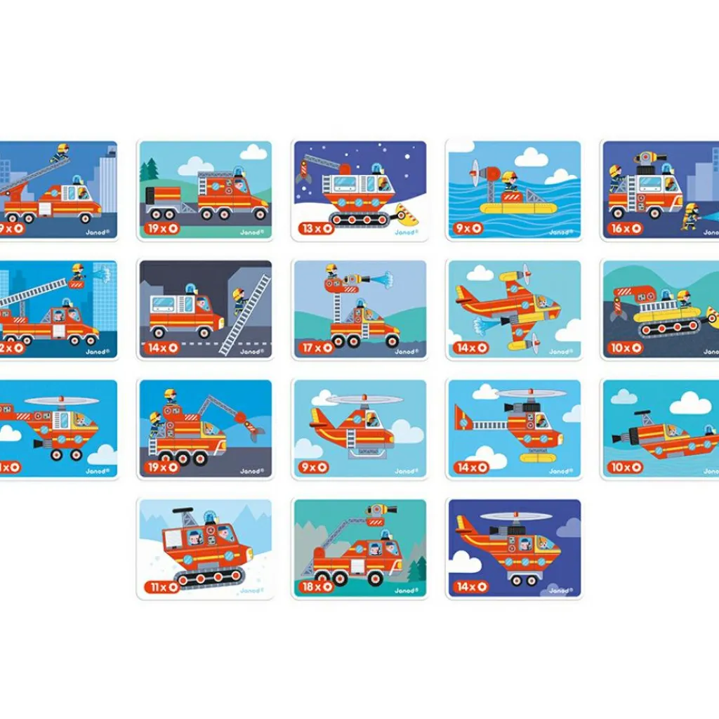 Clearance Jeu magnétique Magneti'book Pompiers Jeu Magnétique