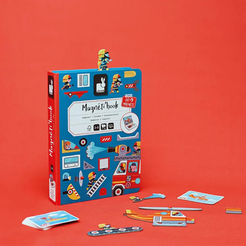 Clearance Jeu magnétique Magneti'book Pompiers Jeu Magnétique