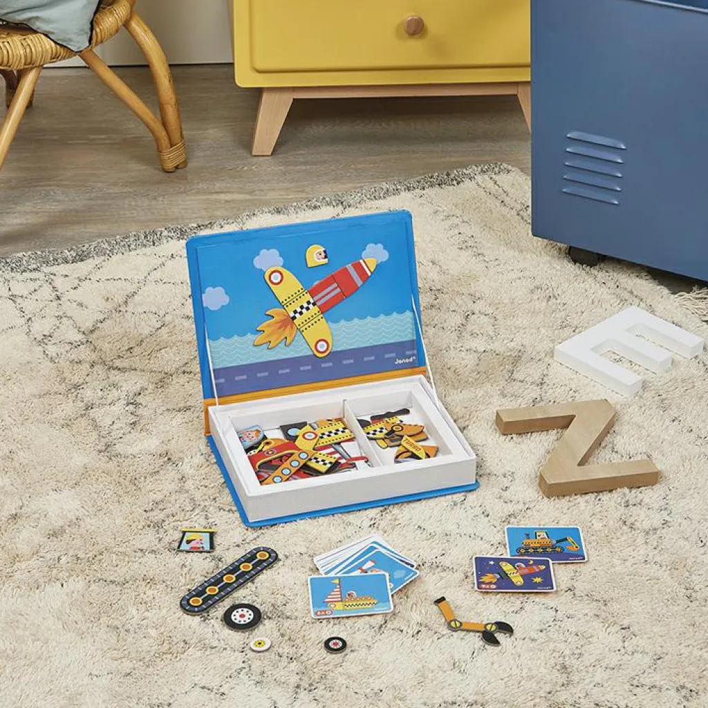 New Jeu magnétique Magneti'Book Bolides Jeu Magnétique