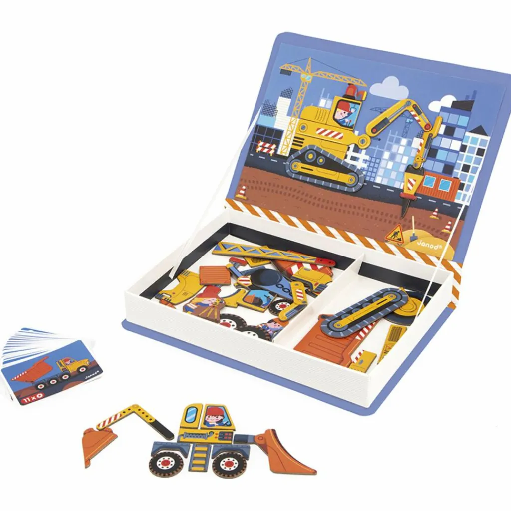 New Jeu magnétique magneti'Book Construction Jeu Magnétique