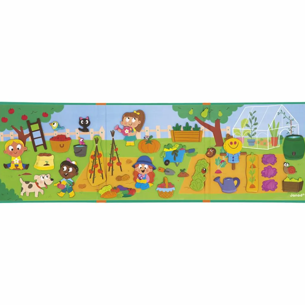 Hot Jeu magnétique Magneti'Stories Le Potager Jeu Magnétique