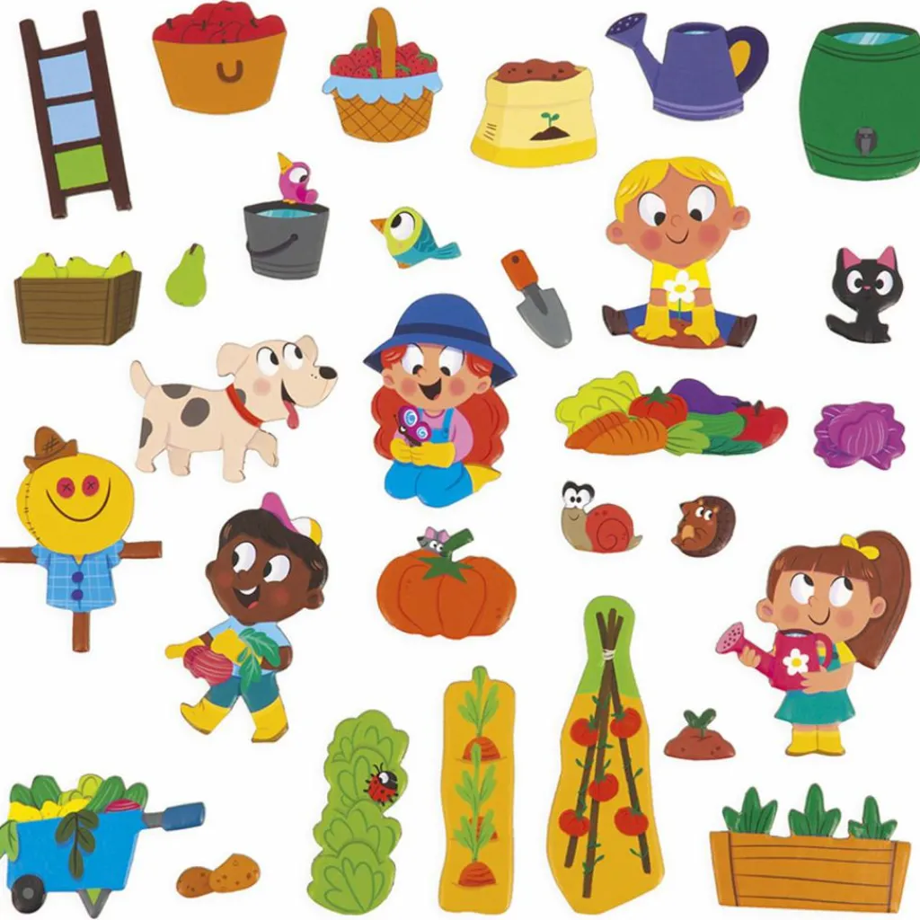 Hot Jeu magnétique Magneti'Stories Le Potager Jeu Magnétique