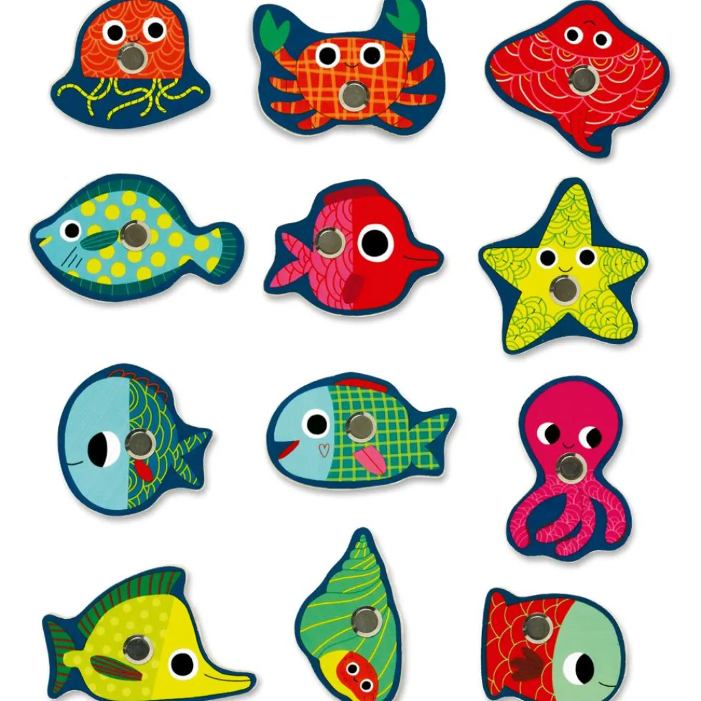 Sale Jeu magnétique Pêche colorée Jeu De Société