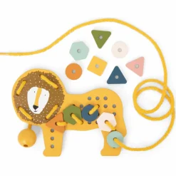 Clearance Jeux de laçage bois animaux Jeu De Construction