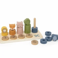 Outlet Jouet à encastrer 2 en 1 en bois Jouet À Encastrer