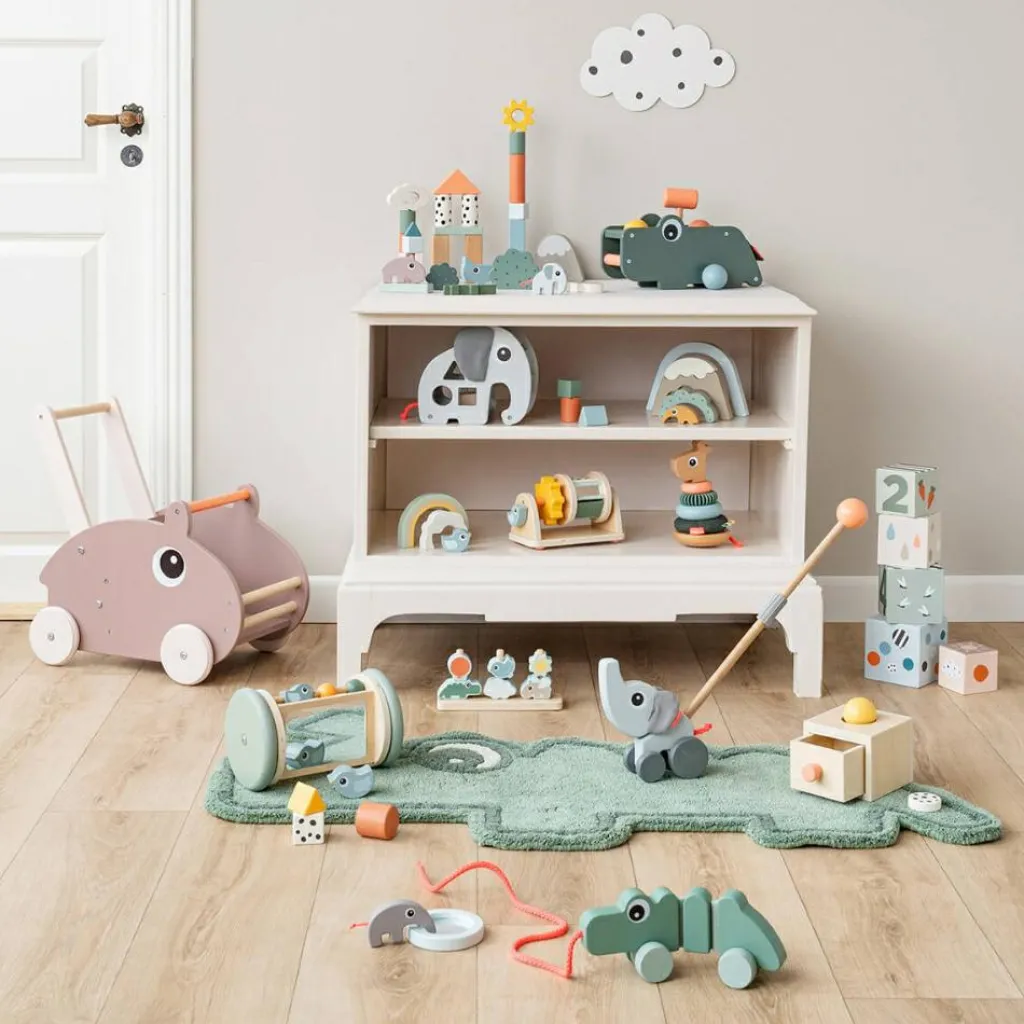 Jouet à tirer Croco Vert Jouet À Tirer / Pousser