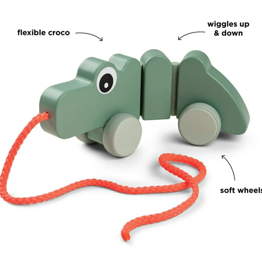Jouet à tirer Croco Vert Jouet À Tirer / Pousser
