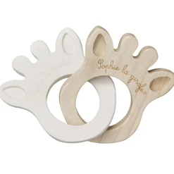 New Jouet de dentition anneaux silhouette Rubber & Wood Jouet / Anneau De Dentition