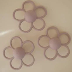 Clearance Jouet de dentition en silicone Daisy Lilac Jouet / Anneau De Dentition