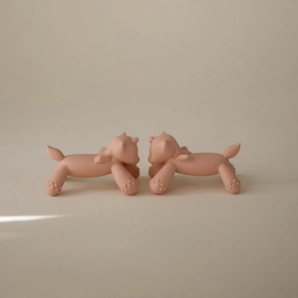 New Jouet de dentition Figurine Licorne rose Jouet / Anneau De Dentition