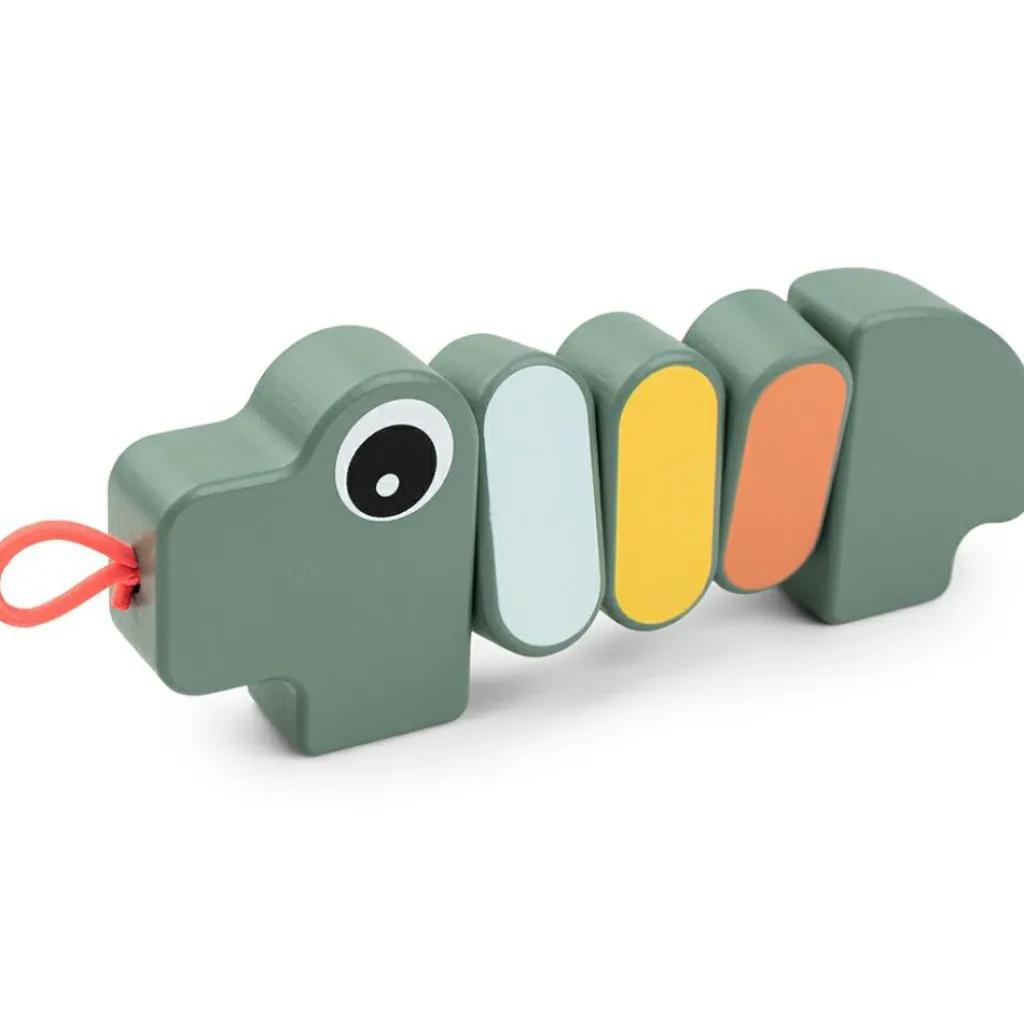 Hot Jouet d'éveil bois Croco Vert Jouet D'Activités