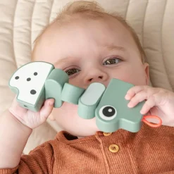 Hot Jouet d'éveil bois Croco Vert Jouet D'Activités