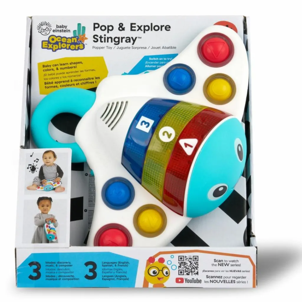 New Jouet multisensoriel Pop & Explore Ocean Explorer Eveil Musical