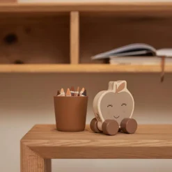 Discount Jouet voiture en bois Farm Apple Jouet À Tirer / Pousser