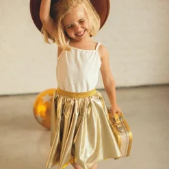 Best Jupe qui tourne Or (4-8 ans) Enfant Déguisement Enfant